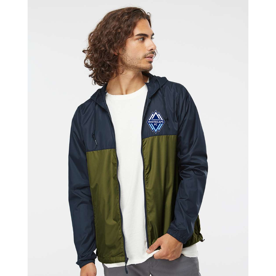 Men's Vancouver Whitecaps FC Independent Trading Co Lightweight Windbreaker Full-Zip Jacket